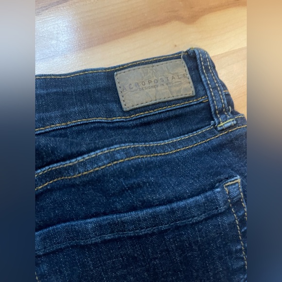 dark wash Aéropostale jeggings - Picture 3 of 9